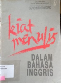 Image of Kiat Menulis Bahasa Inggris