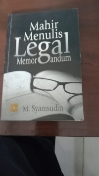 Image of Mahir Menulis Legal Memorandum