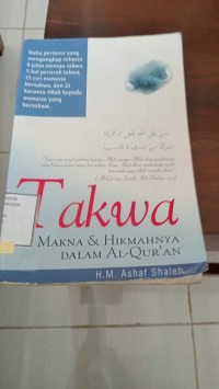 Takwa : Makna & Hikmahnya Dalam Al-Qur'an